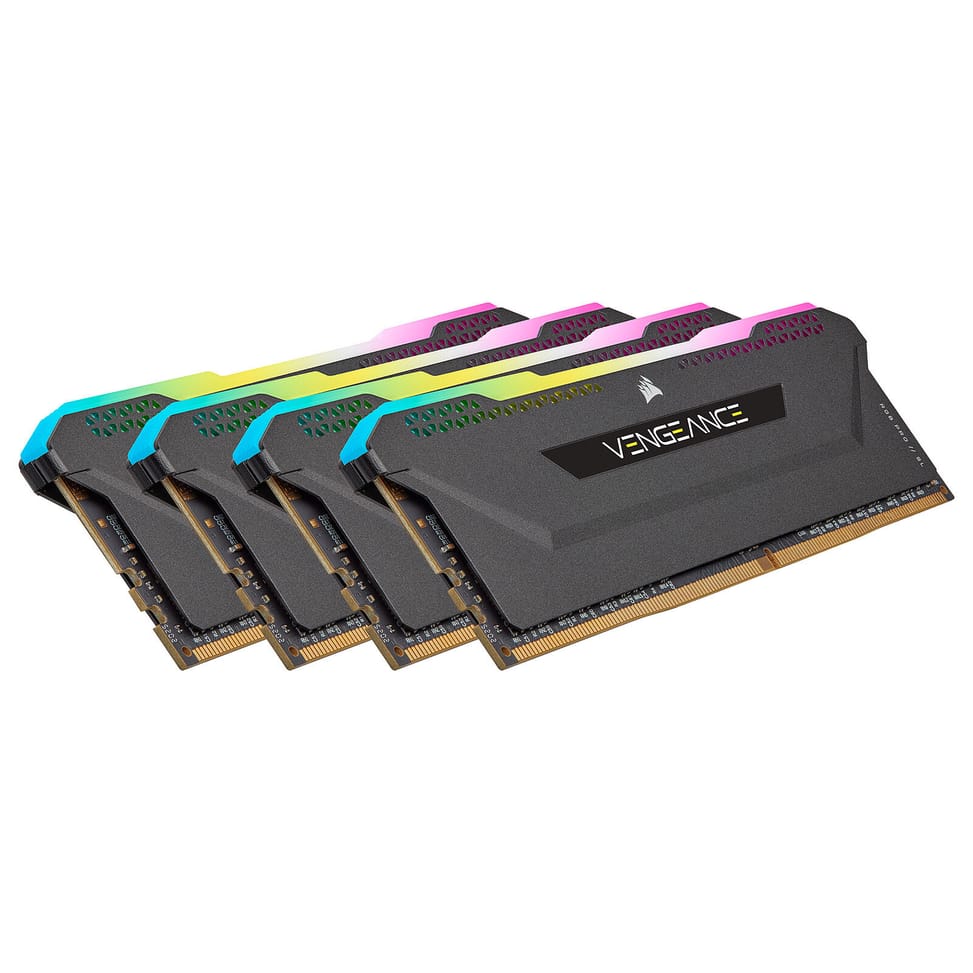 Corsair Vengeance RGB PRO SL Series 64 Go (4 x 16 Go) DDR4 3200 MHz CL16 - Noir — image 2