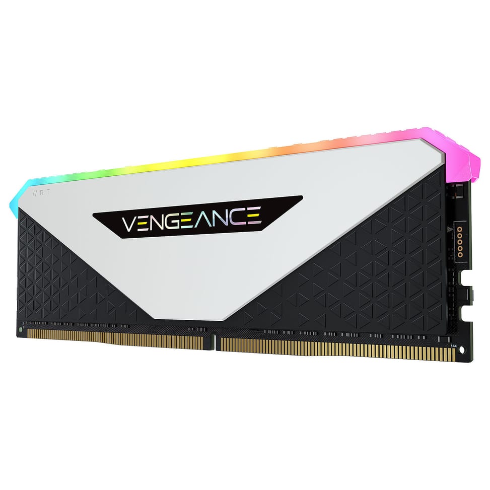 Corsair Vengeance RGB RT 32 Go (2 x 16 Go) DDR4 3200 MHz CL16 - Blanc — image 4