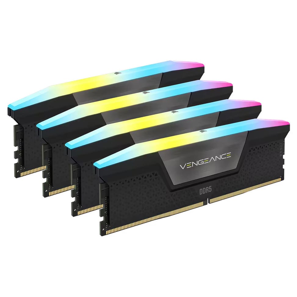 Corsair Vengeance RGB DDR5 192 Go (4 x 48 Go) 5200 MHz CL38 - Noir — image 2