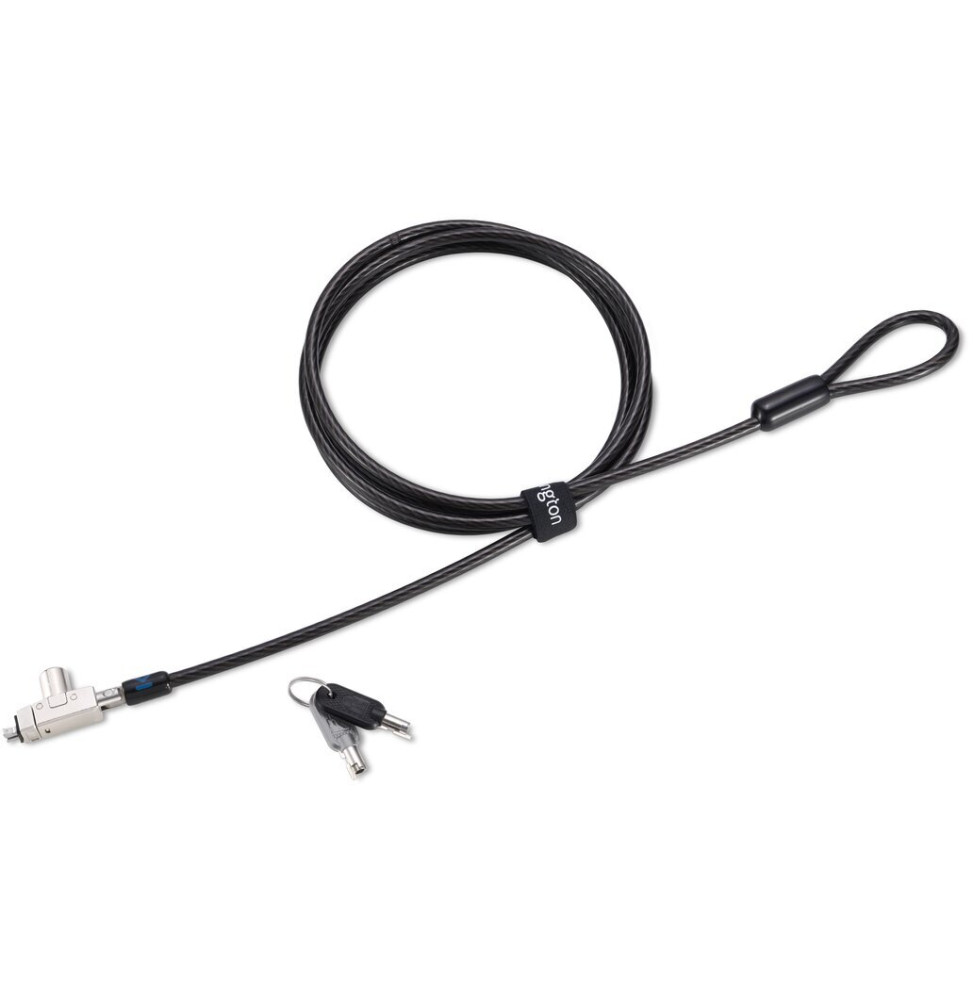 Câble de sécurité Kensington Slim N17 2.0 à clé pour encoches Wedge (K64440WW)