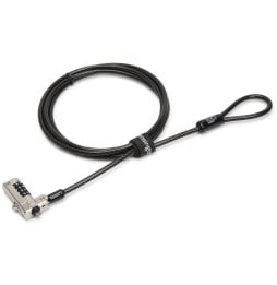 Câble de sécurité Kensington N17 ultra-fin à combinaison pour encoches Wedge (K68008EU)