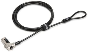 Câble de sécurité Kensington N17 ultra-fin à combinaison pour encoches Wedge (K68008EU)