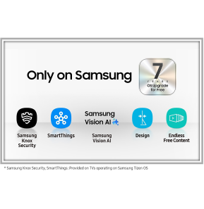 Téléviseur Samsung Vision AI Smart 65" Q7F UHD 4K serie 7 + Récepteur intégré (QA65Q7FAAUXMV)