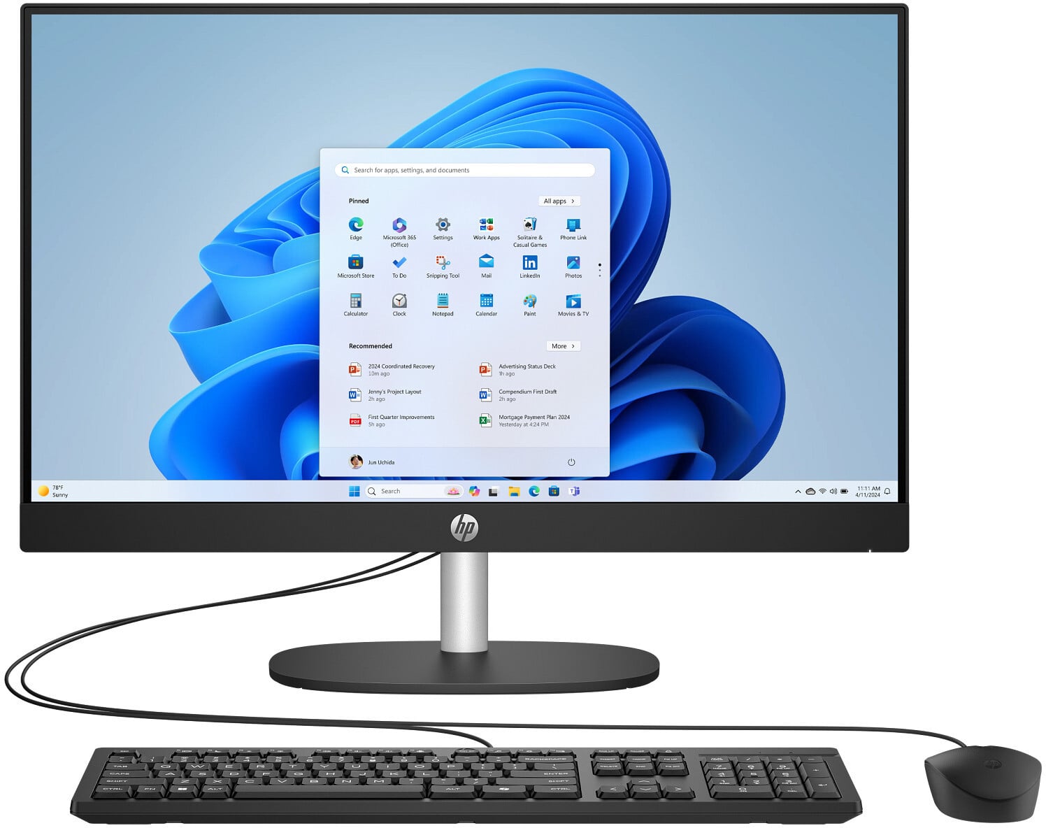 HP EliteOne 800 G5 Tout-en-un – Intel I5, 16Go RAM, SSD 256Go – Défaut écran