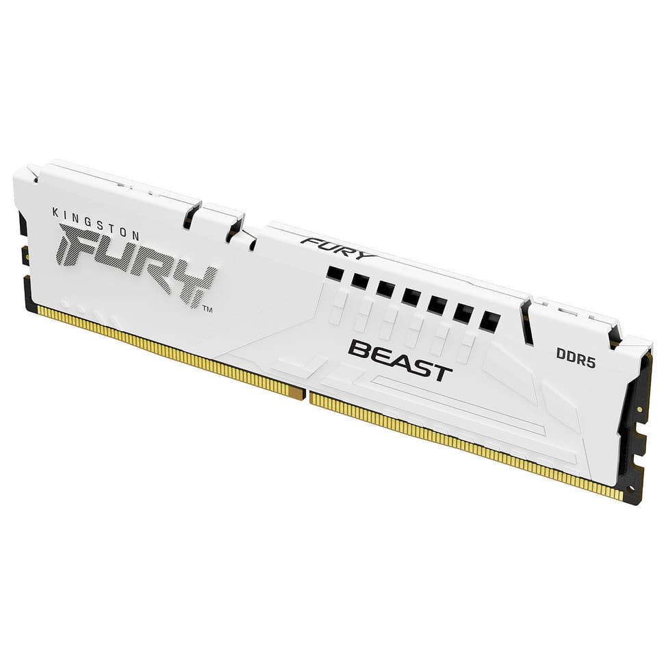 Kingston FURY Beast 16 Go DDR5 6000 MHz CL30 - Blanc — image 1