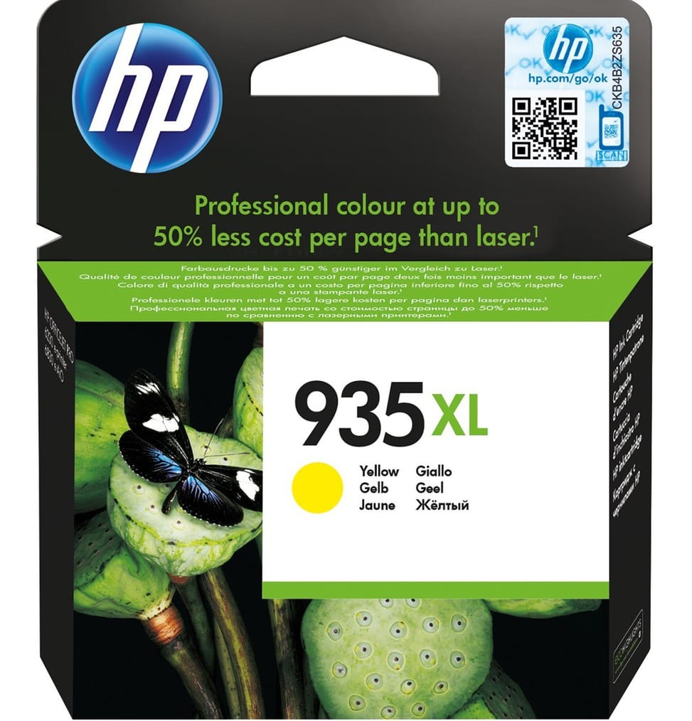 HP 935XL Yellow - Original HP High-Yield Ink Cartridge (C2P26AE) — image 1