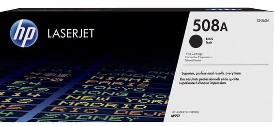 HP 508A Noir (CF360A) - Toner HP LaserJet d'origine
