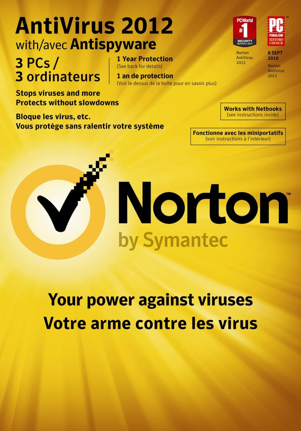 Norton Antivirus 2012 1an/3PCs — image 1