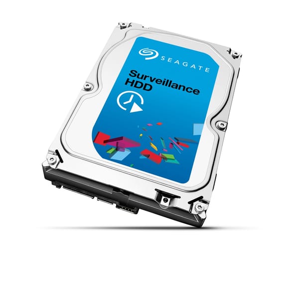 Disque dur interne 3.5" Seagate Surveillance HDD 7200 tr/min pour les systèmes de surveillance actifs