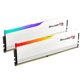 G.Skill Ripjaws M5 RGB 96 Go (2 x 48 Go) DDR5 6000 MHz CL30 - Blanc