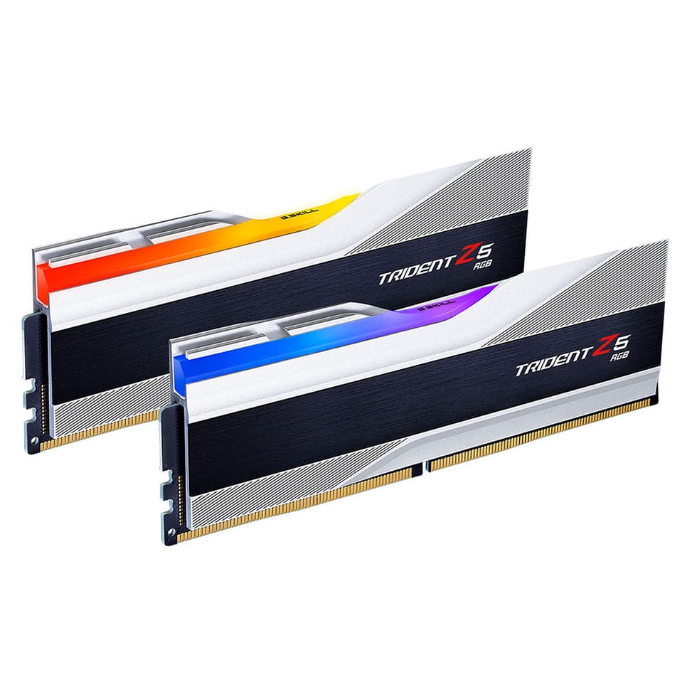 G.Skill Trident Z5 RGB 32 Go (2 x 16 Go) DDR5 6000 MHz CL36 - Argent (F5-6000U3636E16GX2-TZ5RS) — image 2