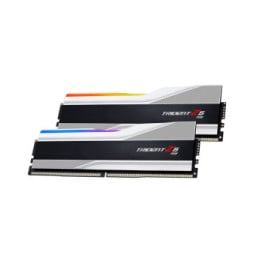G.Skill Trident Z5 RGB 32 Go (2 x 16 Go) DDR5 6600 MHz CL34 - Argent