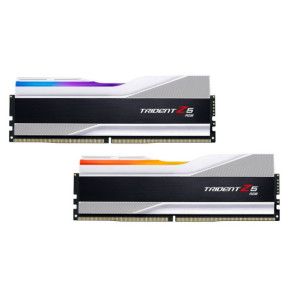 G.Skill Trident Z5 RGB 32 Go (2 x 16 Go) DDR5 7200 MHz CL34 - Argent
