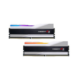 G.Skill Trident Z5 RGB 64 Go (2 x 32 Go) DDR5 6000 MHz CL28 - Argent