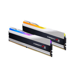 G.Skill Trident Z5 RGB 64 Go (2 x 32 Go) DDR5 6000 MHz CL30 - Argent