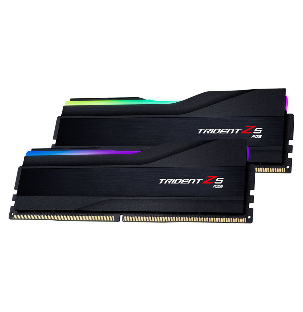 G.Skill Trident Z5 RGB 96 Go (2 x 48 Go) DDR5 6800 MHz CL34 - Noir