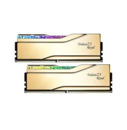 G.Skill Trident Z5 Royal 64 Go (2 x 32 Go) DDR5 6000 MHz CL28 - Or