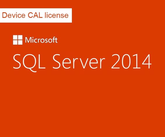Device CAL licence pour SQL Server 2014 Standard Edition - Single Language, Open License Program NL