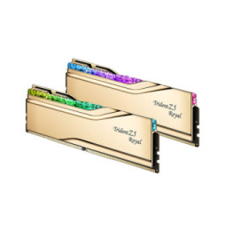 G.Skill Trident Z5 Royal 48 Go (2 x 24 Go) DDR5 8400 MHz CL40 - Or