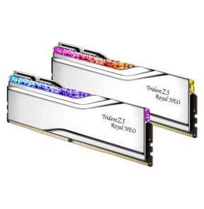 G.Skill Trident Z5 Royal Neo 32 Go (2 x 16 Go) DDR5 6000 MHz CL26 - Argent
