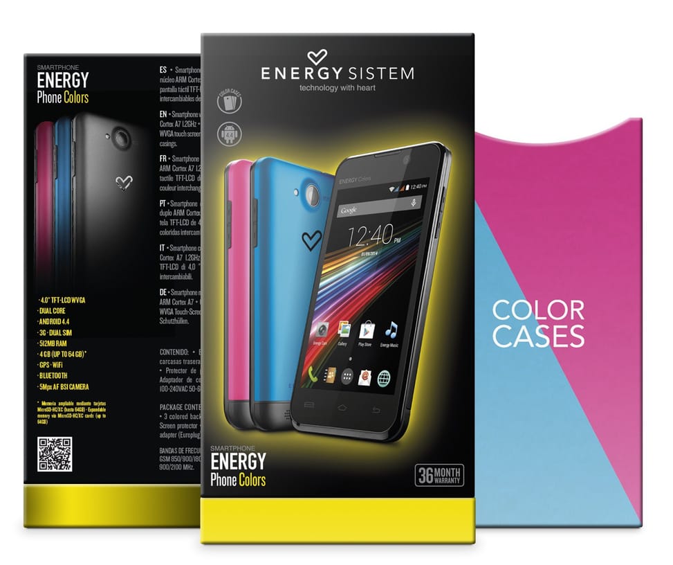 Smartphone Energy Sistem Phone Colors - Dual SIM
