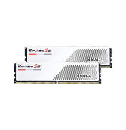 G.Skill RipJaws S5 Low Profile 64 Go (2 x 32 Go) DDR5 6000 MHz CL28 - Blanc
