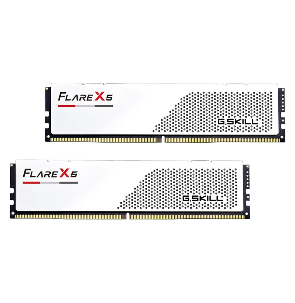G.Skill Flare X5 Series Low Profile 64 Go (2 x 32 Go) DDR5 6000 MHz CL28 - Blanc