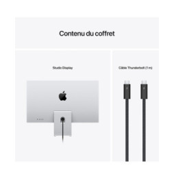 Apple 27" LED - Studio Display - Verre standard - Support à inclinaison et hauteur réglables
