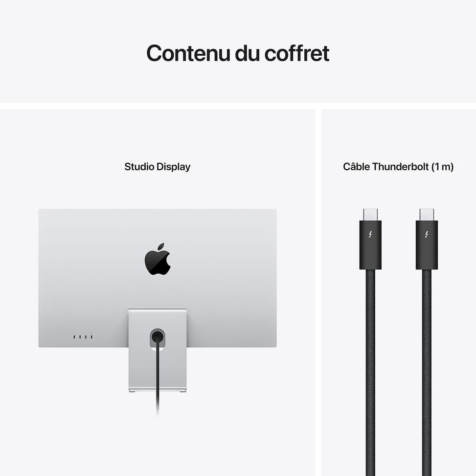 Apple 27" LED - Studio Display - Verre standard - Support à inclinaison et hauteur réglables — image 4