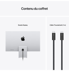 Apple 27" LED - Studio Display - Verre standard - Support à inclinaison et hauteur réglables
