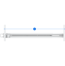 Kit rail monté Synology RKM114 pour RackStation (RKM114)
