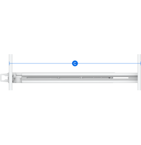 Kit rail monté Synology RKM114 pour RackStation (RKM114)
