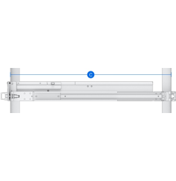 Kit rail coulissant Synology RKS-02 pour RackStation (RKS-02)