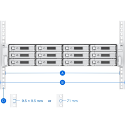 Kit rail coulissant Synology RKS-02 pour RackStation (RKS-02)