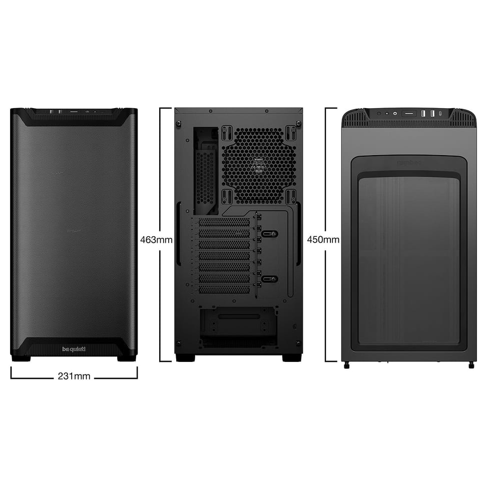 be quiet! Pure Base 501 Airflow Window - Noir — image 5