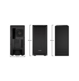 be quiet! Pure Base 600 (Noir/Argent)