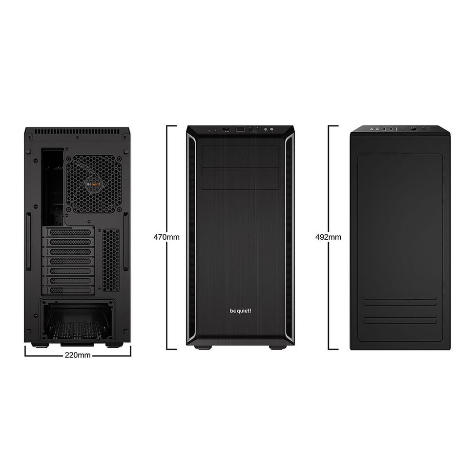 be quiet! Pure Base 600 (Noir/Argent) — image 5