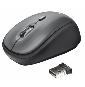Mini Souris Trust Yvi Optique sans Fil pour PC - Gris