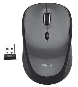 Mini Souris Trust Yvi Optique sans Fil pour PC - Gris