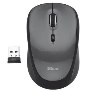 Mini Souris Trust Yvi Optique sans Fil pour PC - Gris