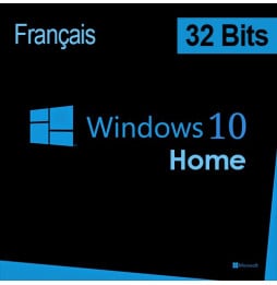 Microsoft Windows 10 Home 64 bits (français) DSP OEI - Licence OEM (DVD)