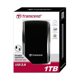 Disque dur externe Transcend StoreJet 25D2 (USB 2.0) - 2,5" - 1 TB