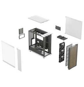 Fractal Design North XL TG Chalk Clear