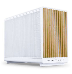 Lian Li A3-mATX (Blanc/Bois Clair)