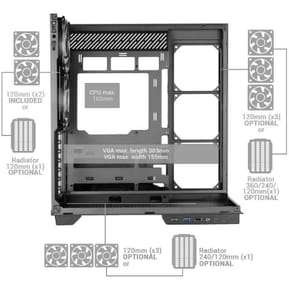 Mars Gaming MC-3GF (Blanc) — image 2