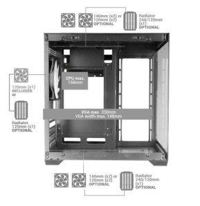 Mars Gaming MC-View2 (Blanc)