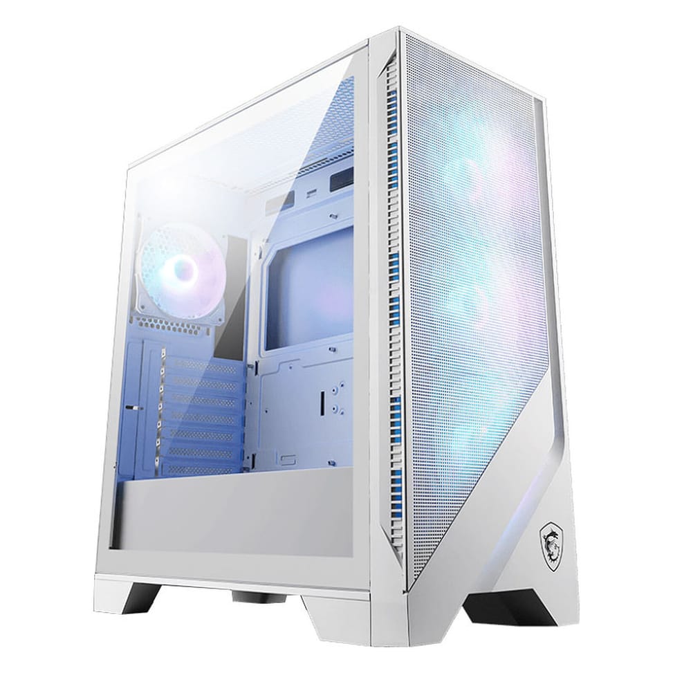 صندوق حاسوب MSI MAG FORGE 320R AIRFLOW (أبيض) — صورة 1