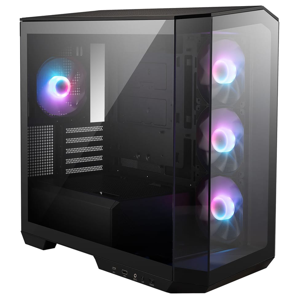 MSI MAG PANO M100R PZ Gaming PC Case Black (306-7G24R25-809) — image 1