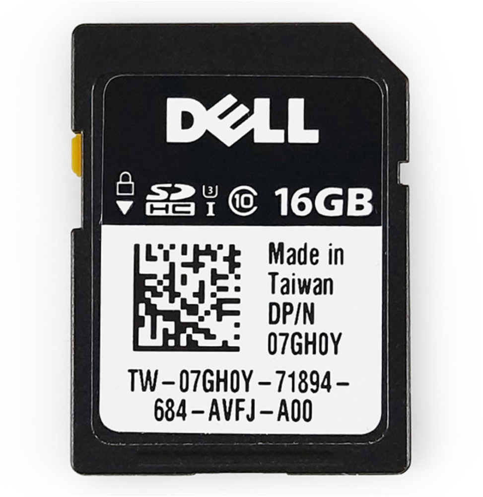 Carte mémoire Dell 16 Go IDSDM pour iDRAC Enterprise (385-BBON)