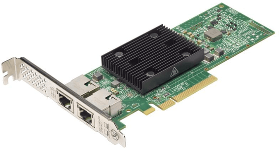 Carte réseau Dell 57416 double ports 10Gb, Base-T, PCIe Adaptateur, profil bas (540-BBVM)